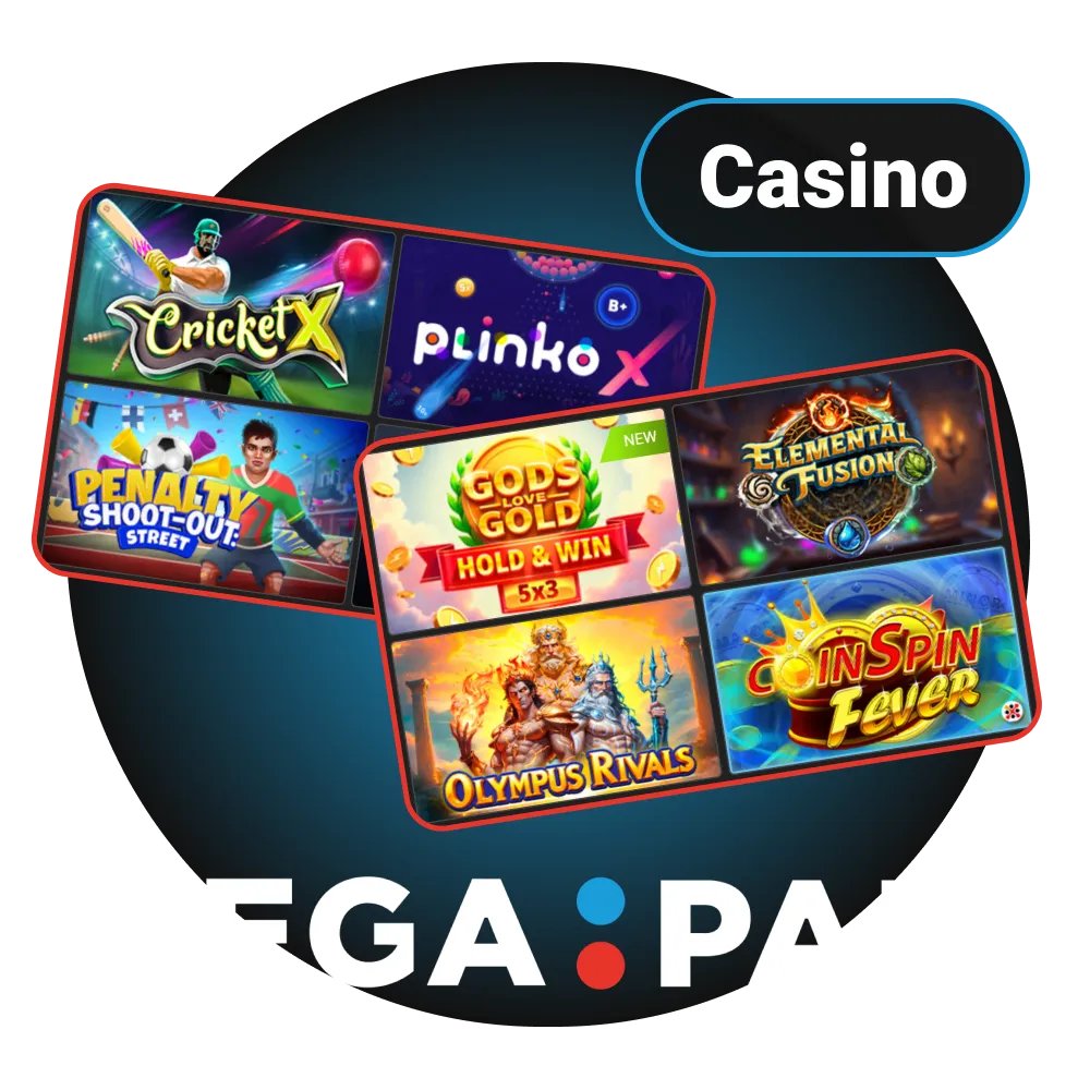Play thousands of licensed slots at the official Megapari online casino.