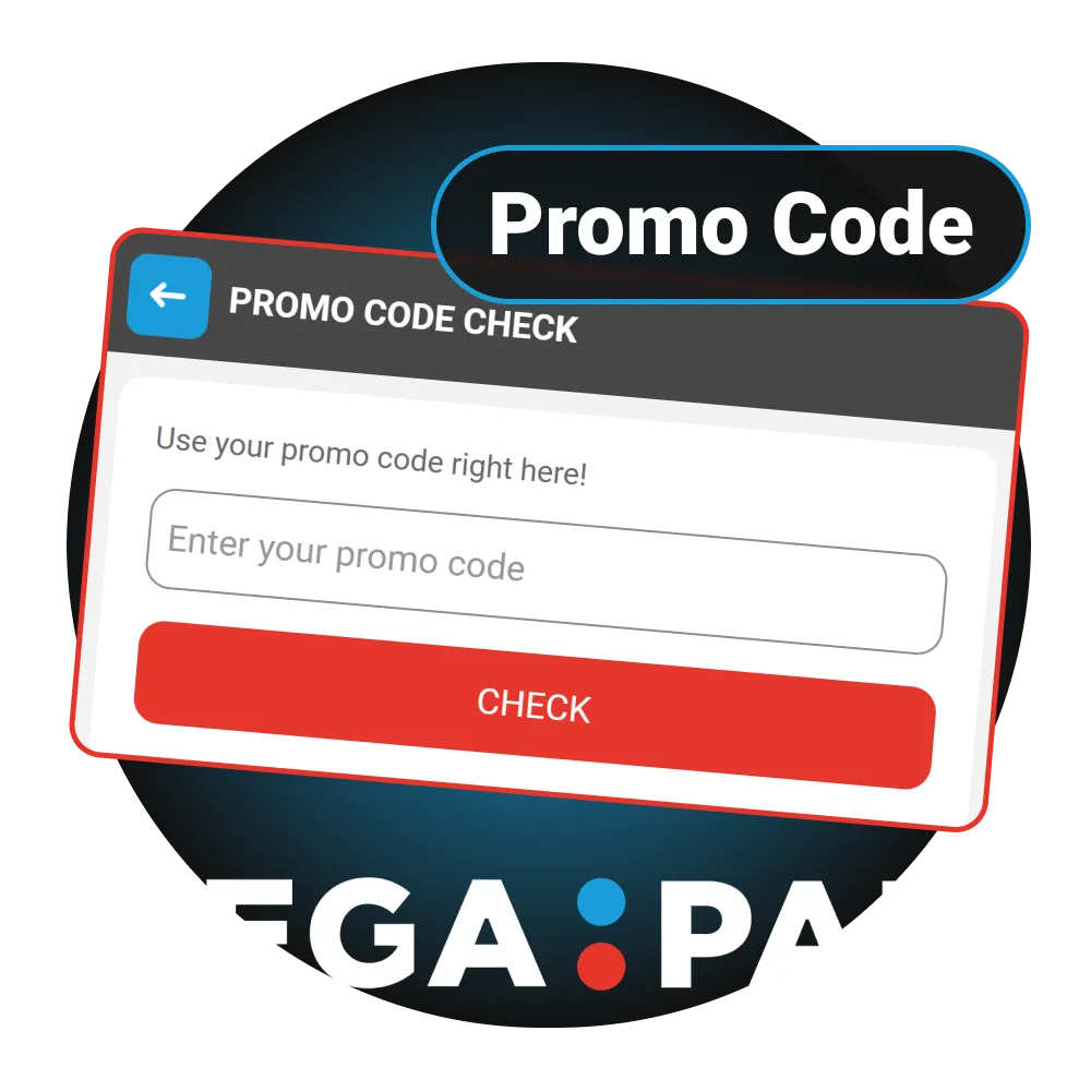 Enter a promo code during registration on the official Megapari website.