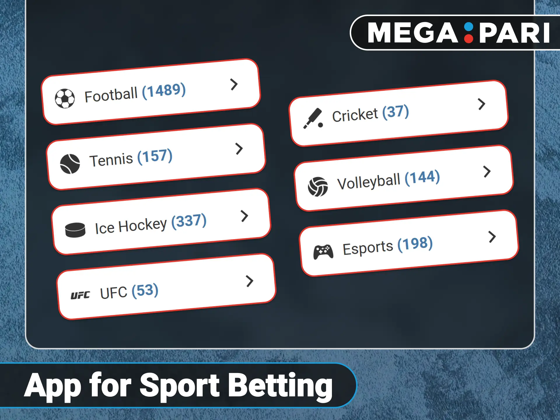 Explore global sports betting markets on the official Megapari application.