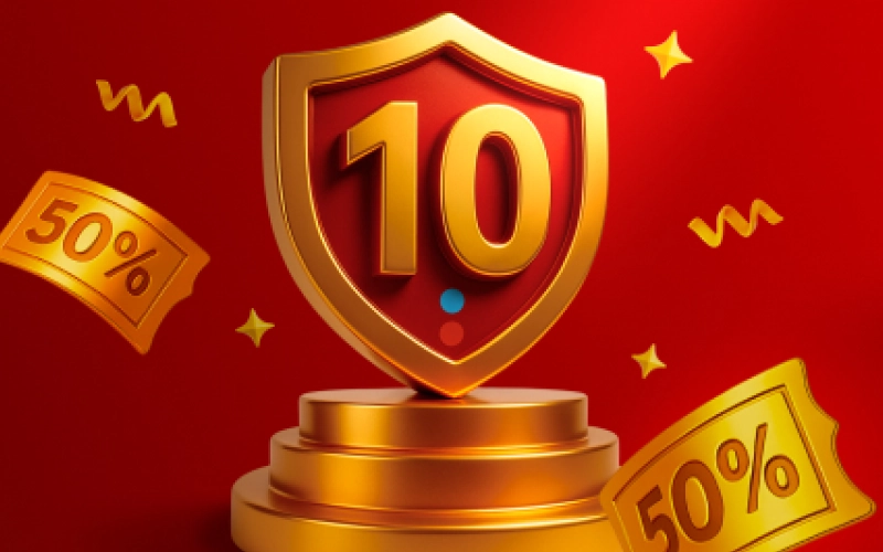 Claim a special tenth deposit reward on official Megapari website.