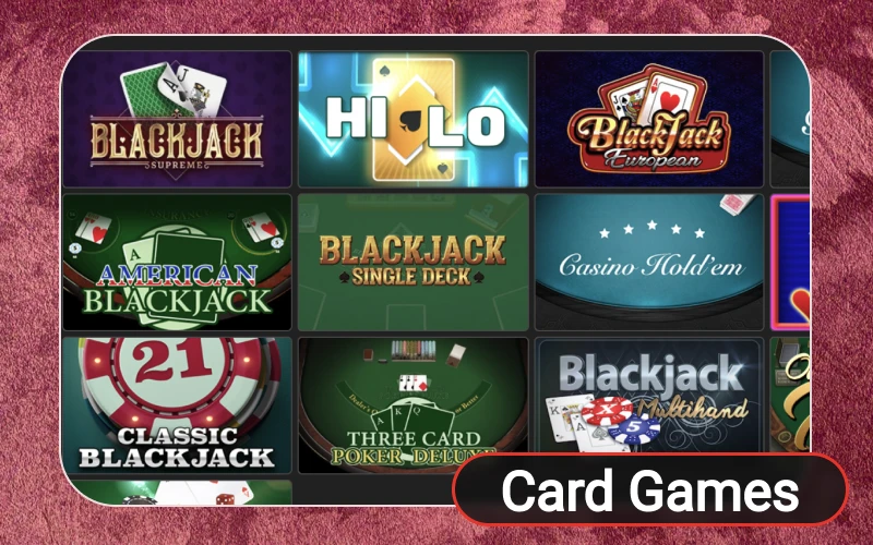 Play professional poker and blackjack on the official Megapari platform.