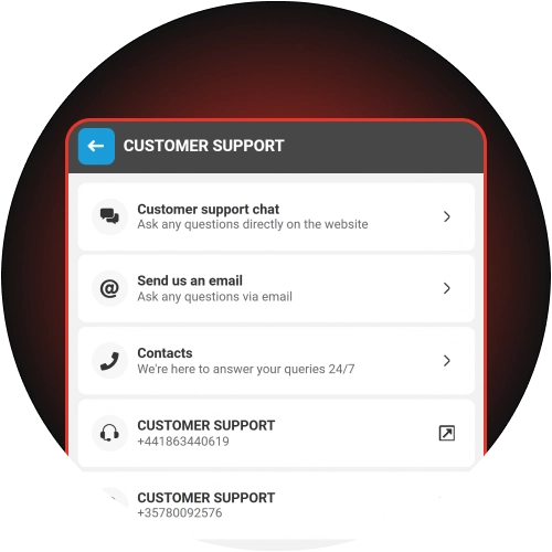 Contact the professional support team on the official Megapari site.