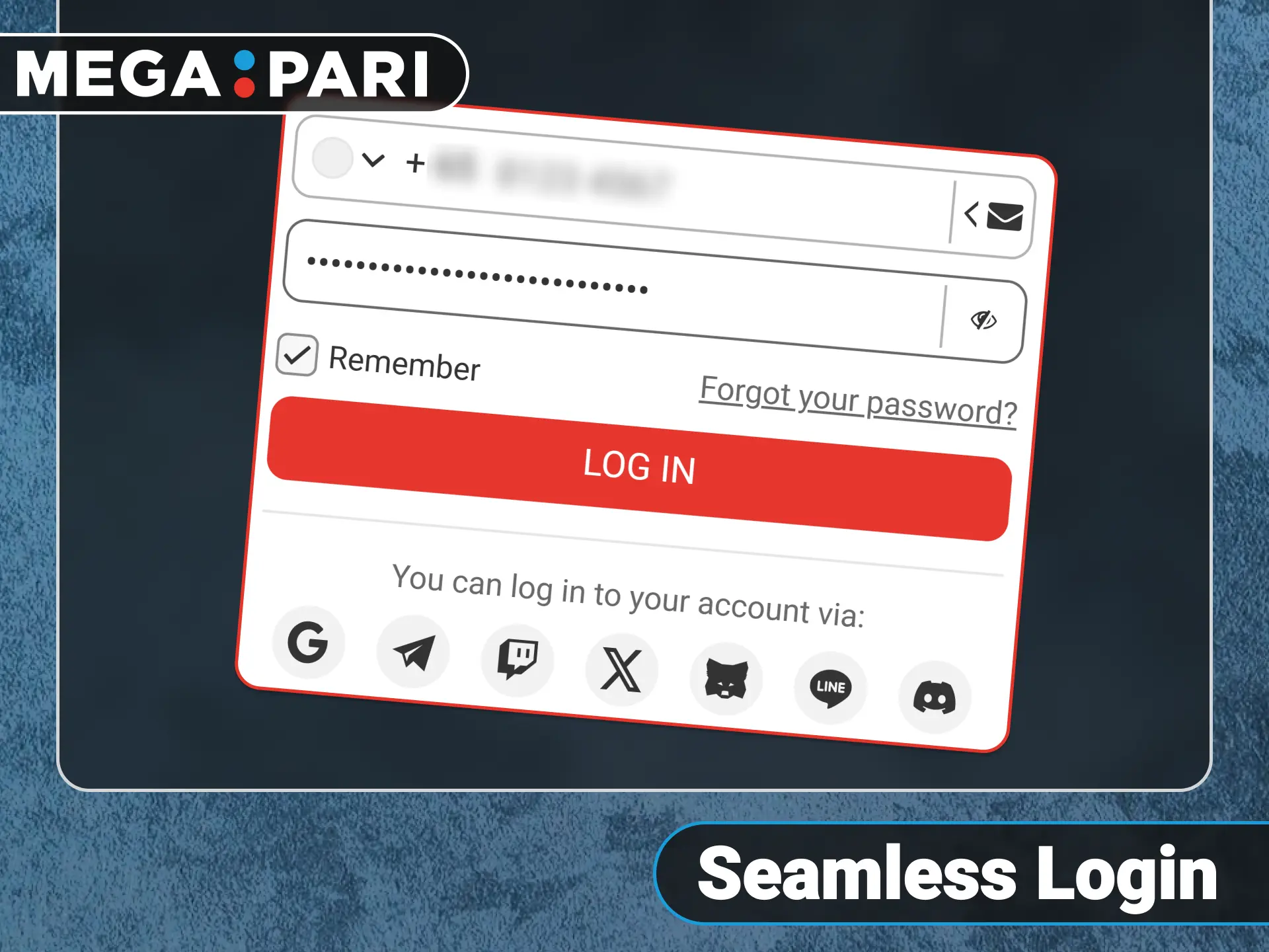 Access your betting profile safely on the official Megapari website.
