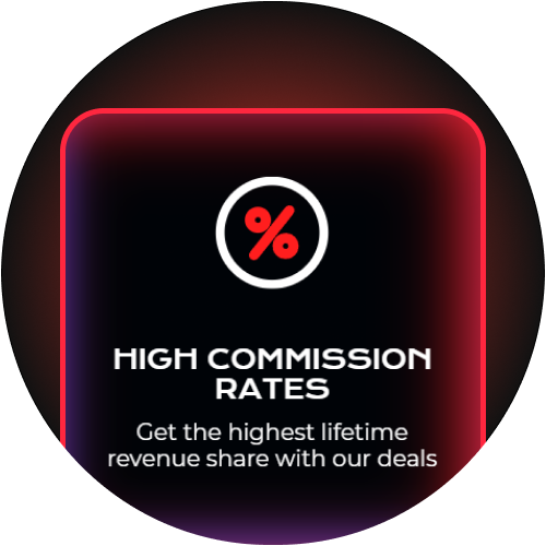 Benefit from high commission rates and competitive lifetime revenue share deals offered by Megapari.